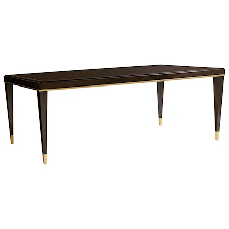 Manhattan Rectangular Dining Table with Table Extension Leaves